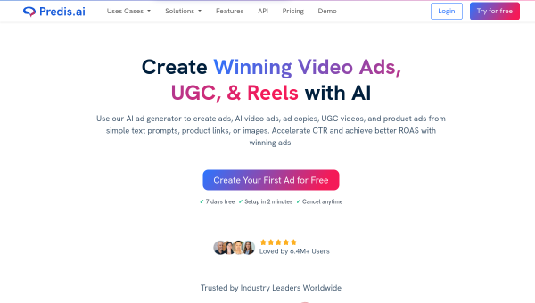 Predis logo and screenshot