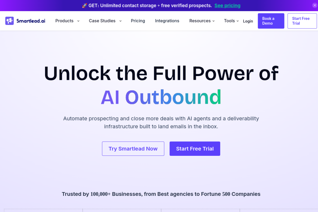 Smartlead screenshot