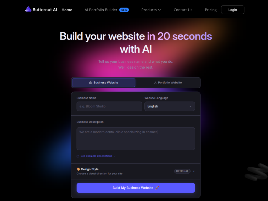 Butternut screenshot