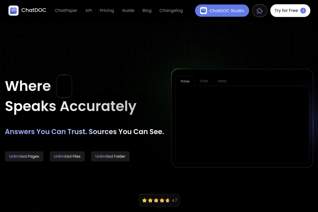 ChatDOC screenshot
