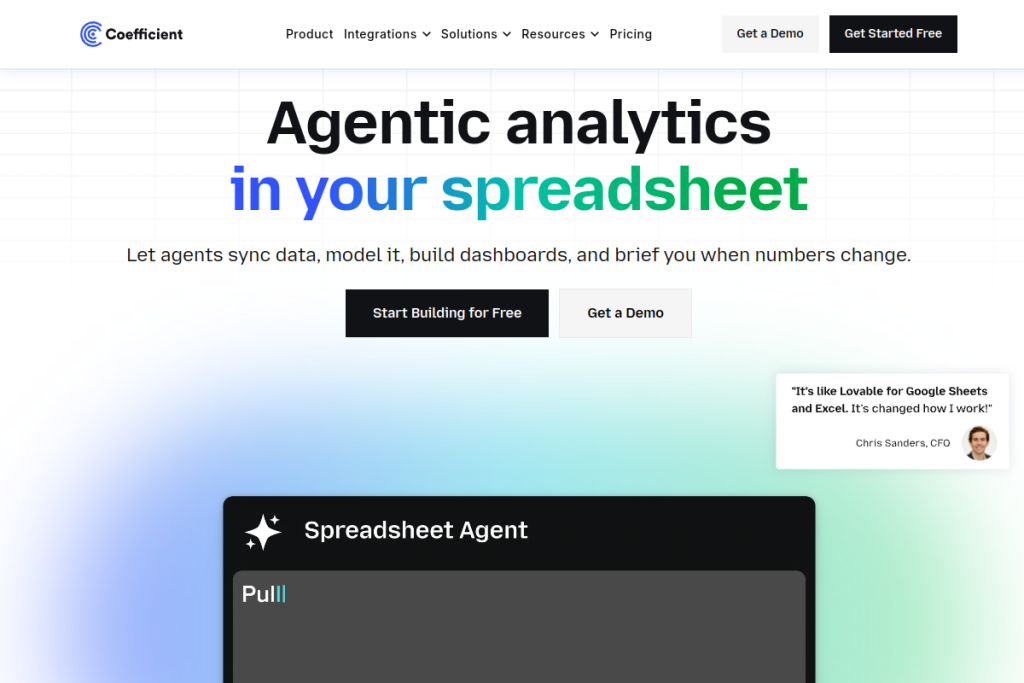 Coefficient screenshot