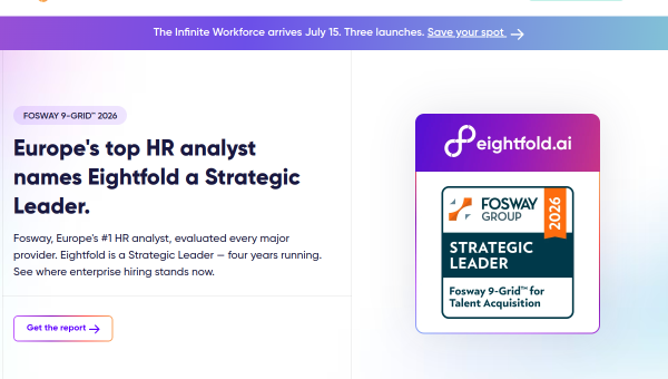Eightfold logo and screenshot
