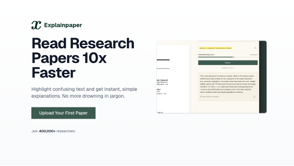 Explainpaper logo and screenshot