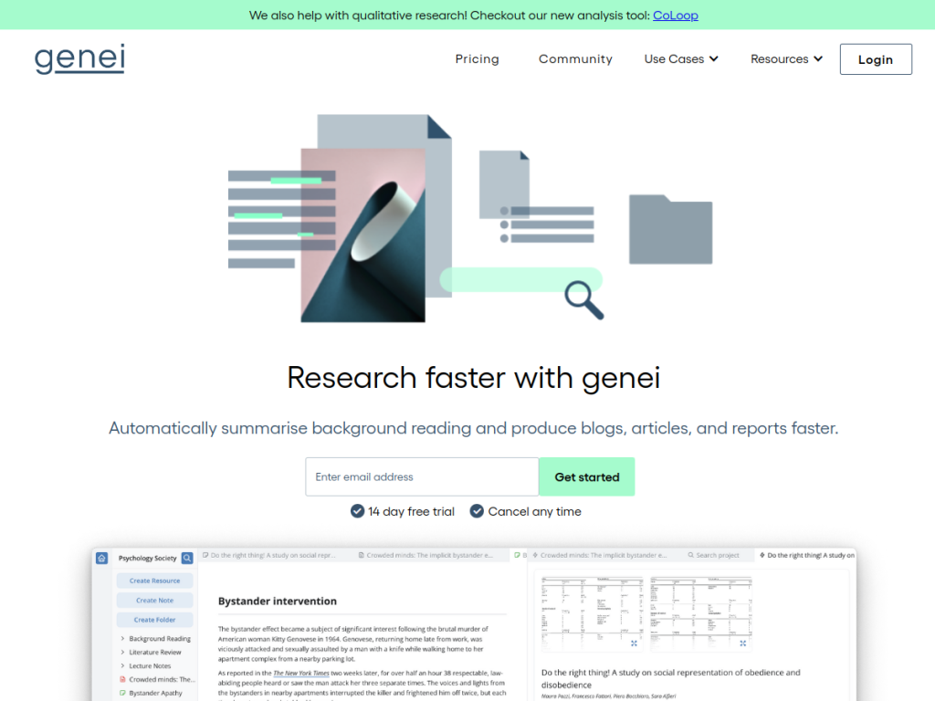 Genei screenshot