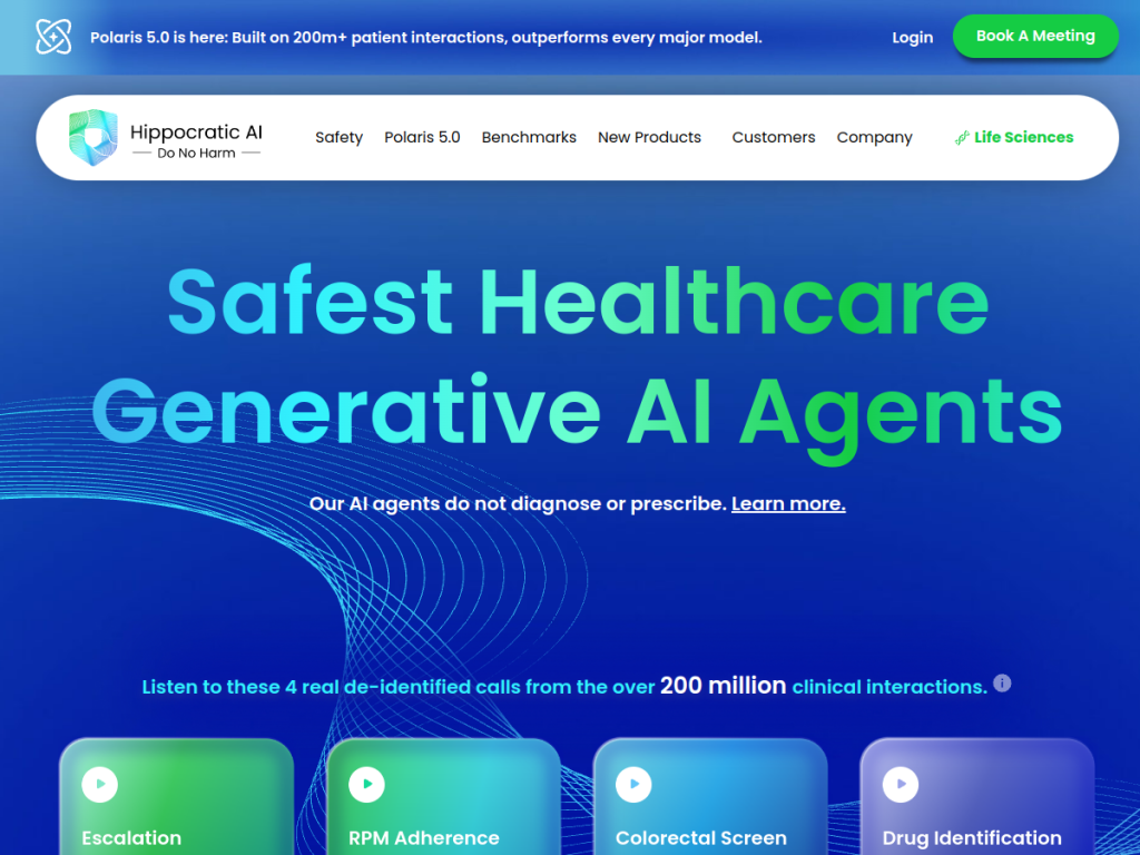Hippocratic AI screenshot