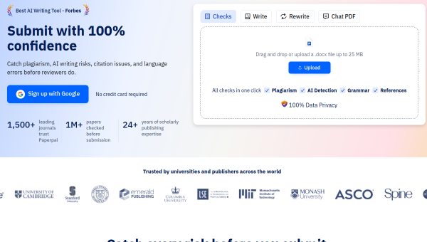 Paperpal logo and screenshot