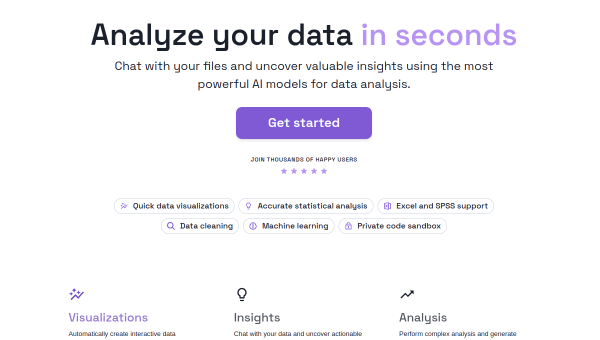 Vizly logo and screenshot