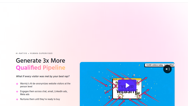 Warmly logo and screenshot