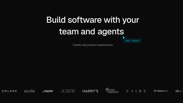Builder io logo and screenshot