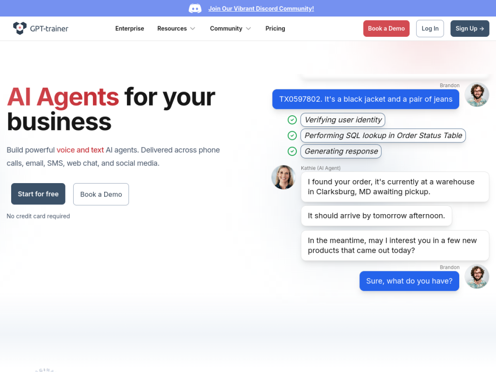 Gpt-trainer screenshot