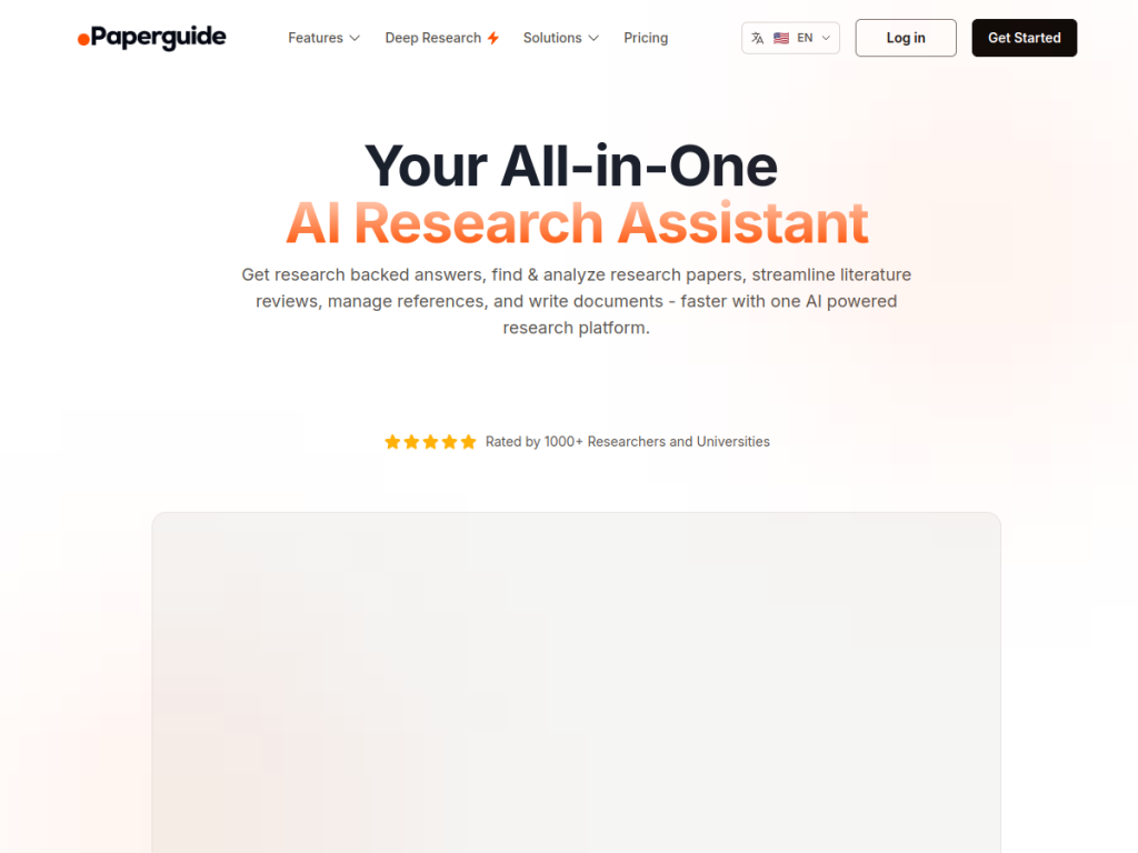 Paperguide screenshot