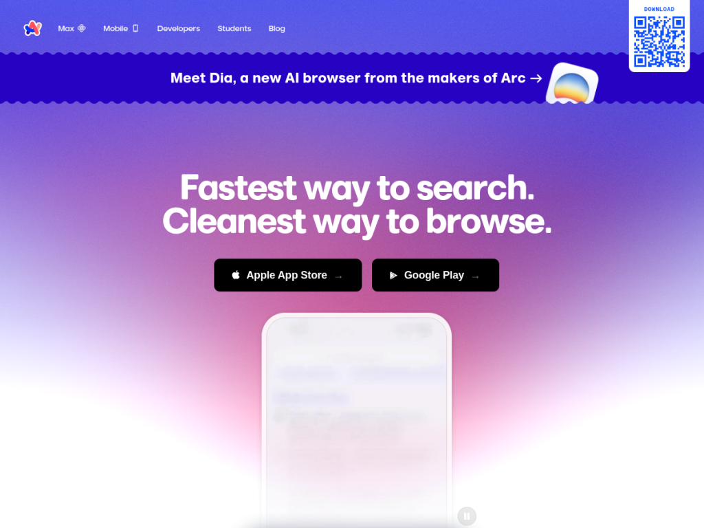 Arc Search screenshot