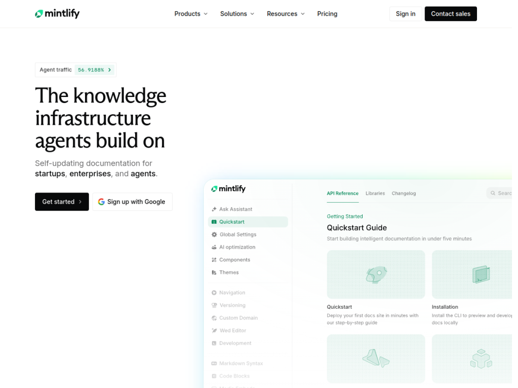Mintlify screenshot