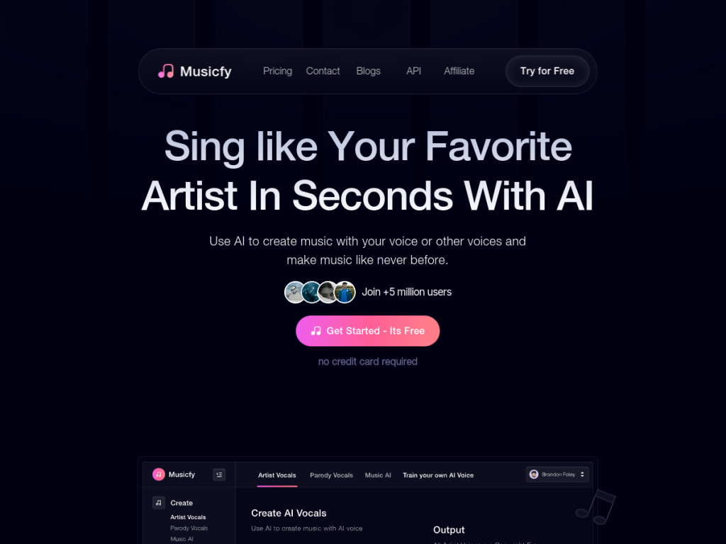 Musicfy screenshot