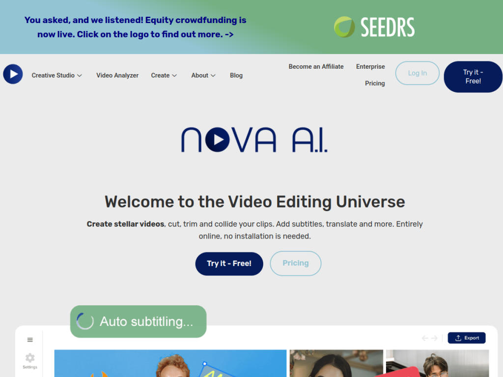 Nova AI screenshot