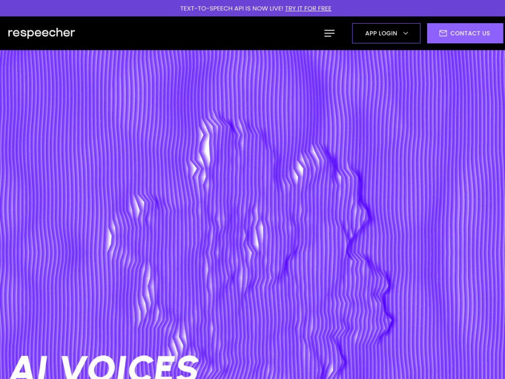Respeecher screenshot