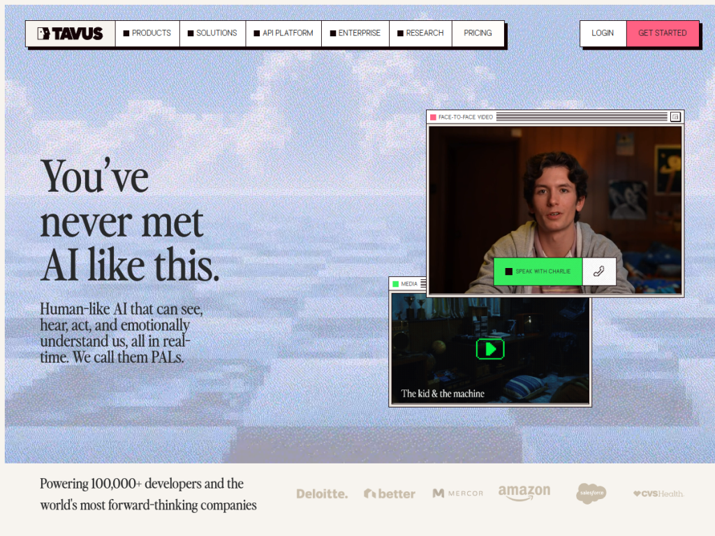 Tavus screenshot