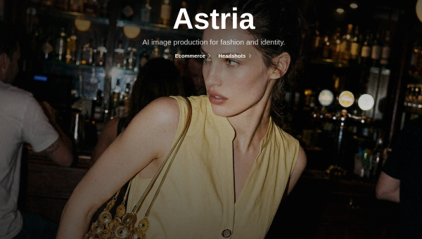 Astria logo and screenshot