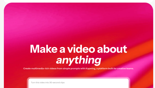 Kapwing logo and screenshot