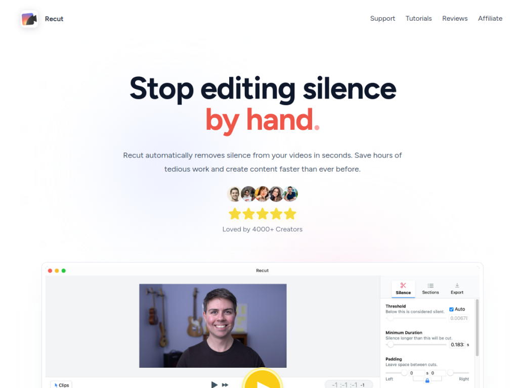 Recut screenshot