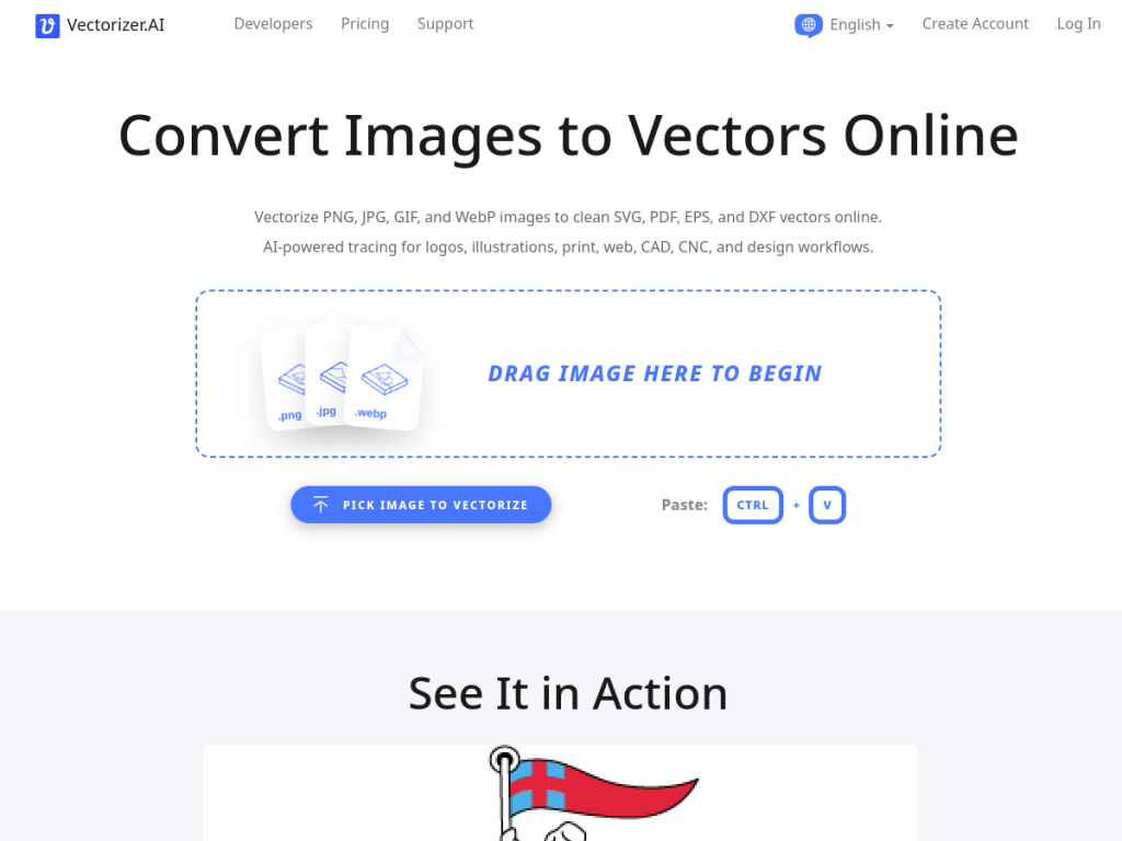 Vectorizer AI screenshot