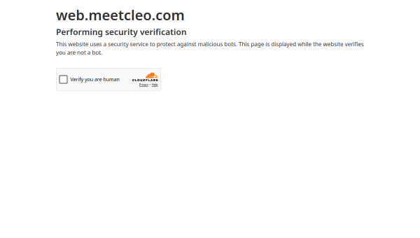 Cleo logo and screenshot