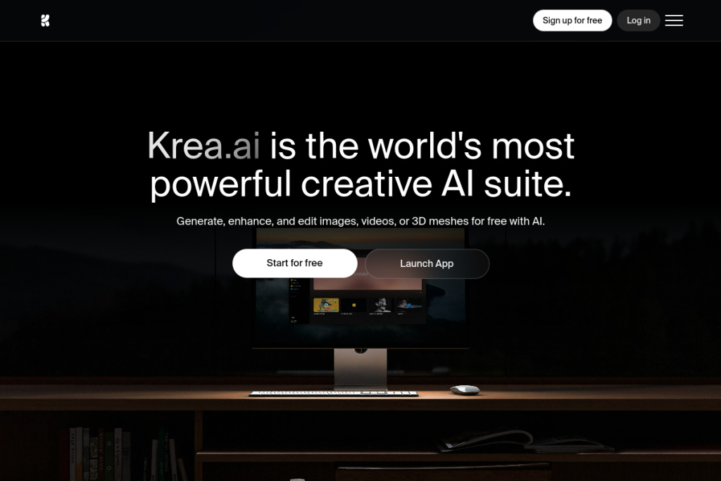 Krea AI screenshot