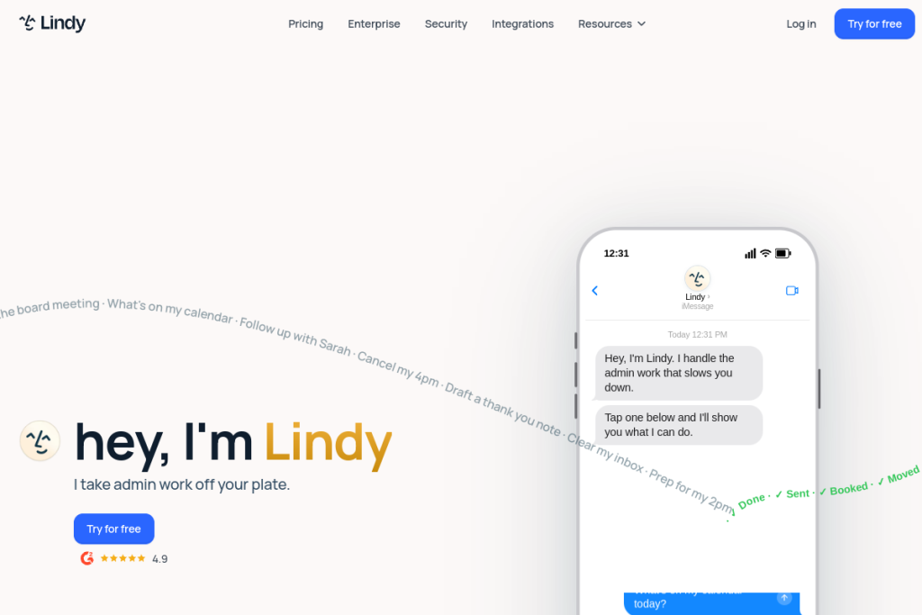 Lindy screenshot