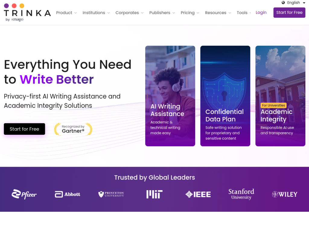 Trinka screenshot