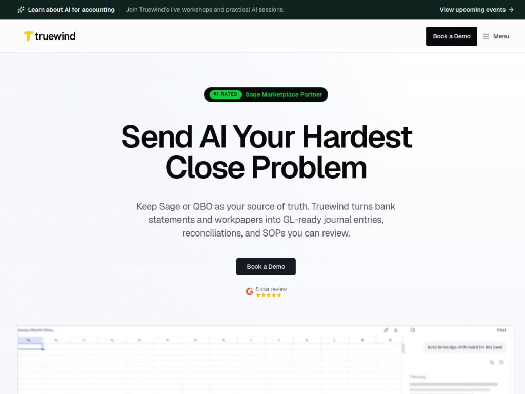 Truewind screenshot