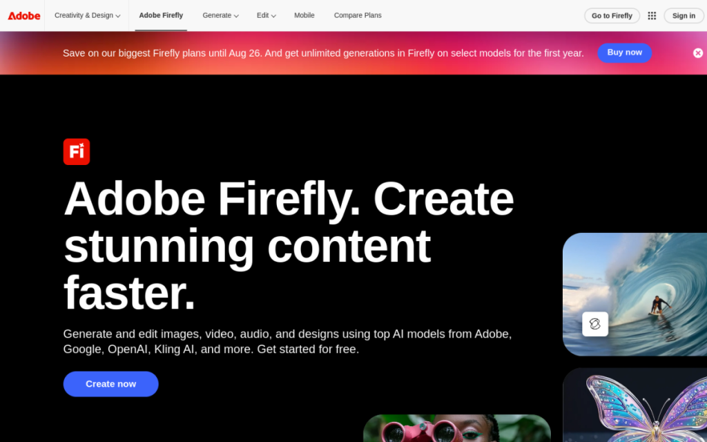 Adobe Firefly screenshot