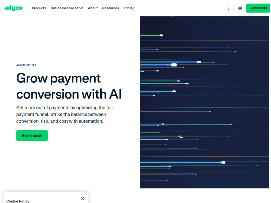 Adyen screenshot