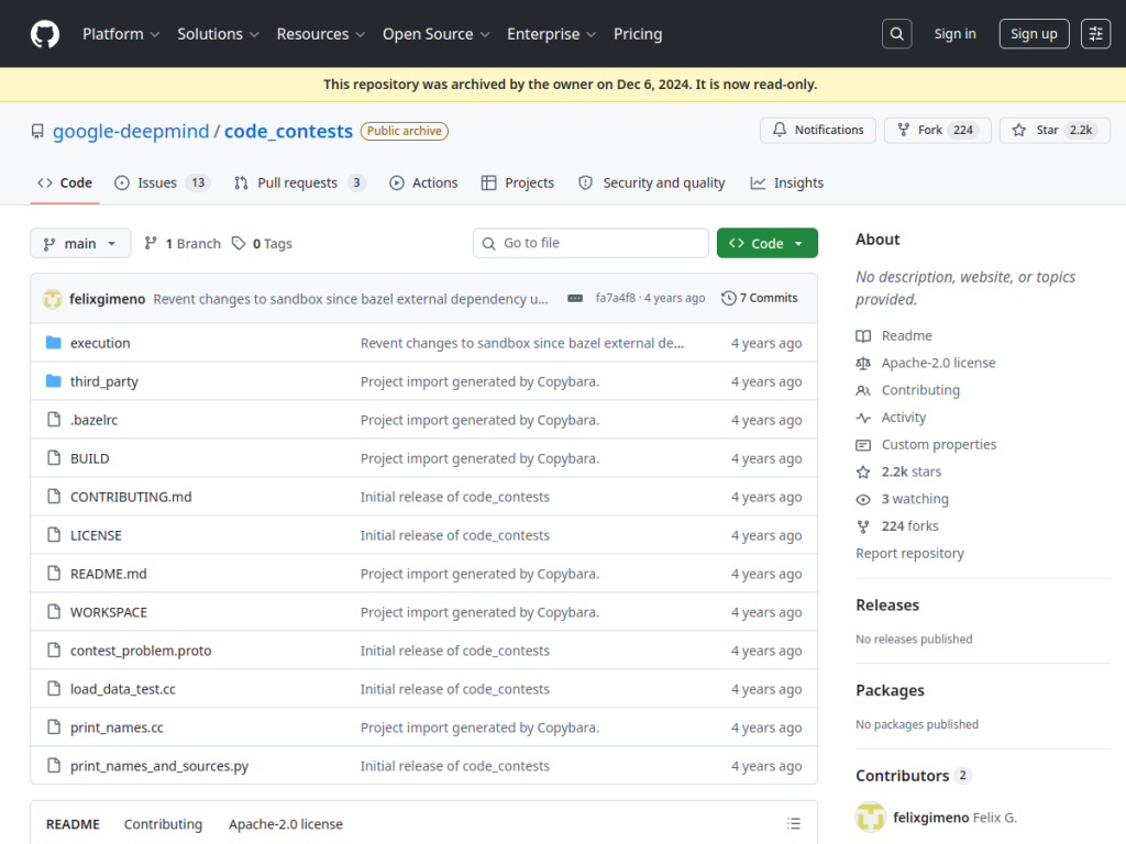 AlphaCode screenshot