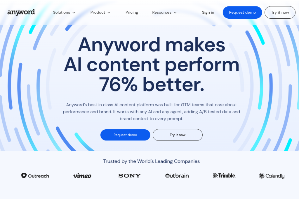 Anyword screenshot