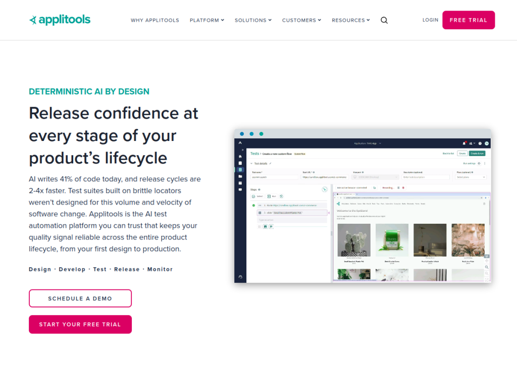Applitools screenshot