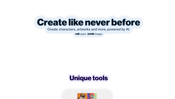 Artbreeder logo and screenshot