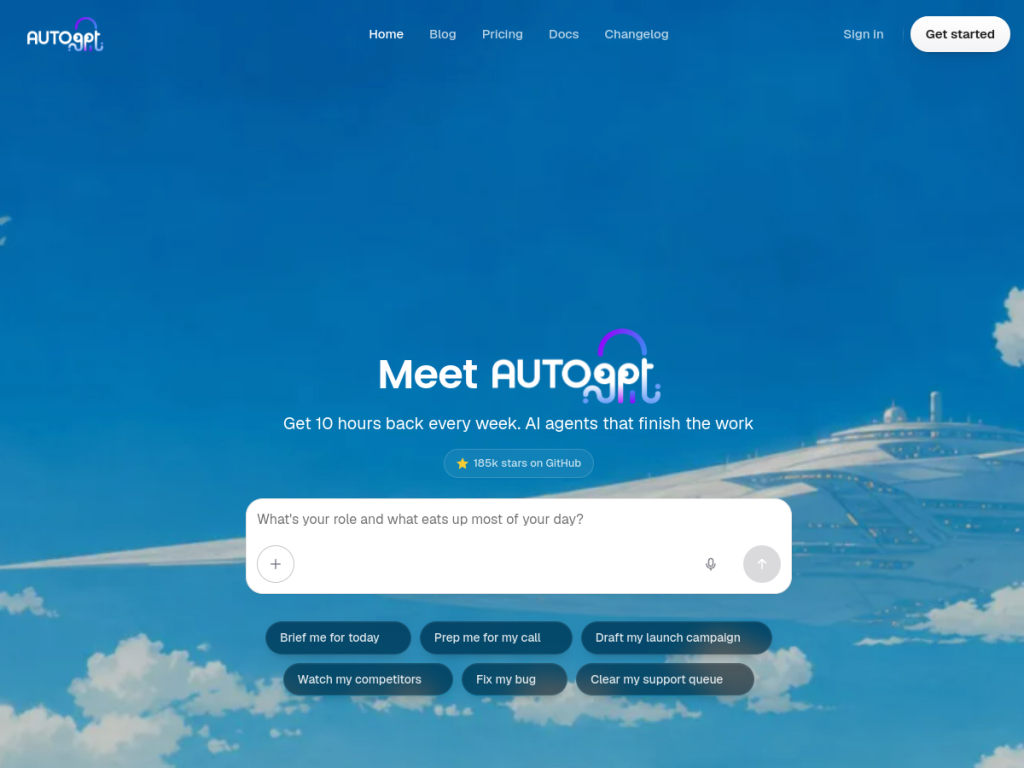 Auto-GPT screenshot