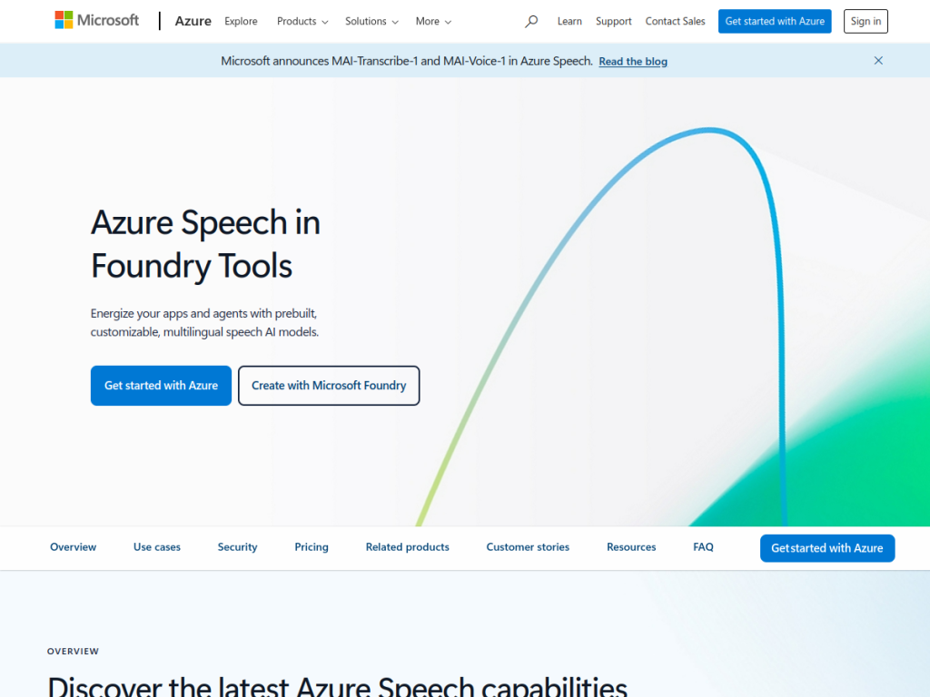 Azure TTS screenshot