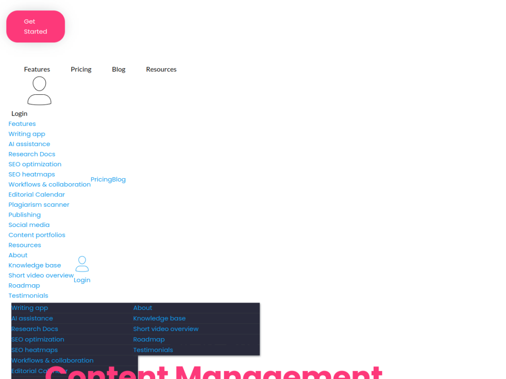 Blogely screenshot