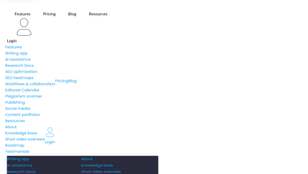 Blogely logo and screenshot