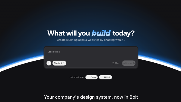 bolt.new logo and screenshot