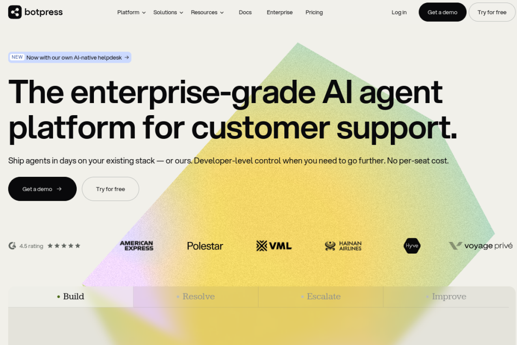 Botpress screenshot