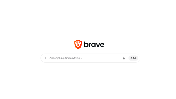 Brave Search AI logo and screenshot