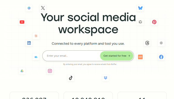 Buffer AI logo and screenshot