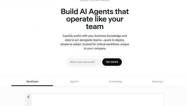 Cassidy logo and screenshot