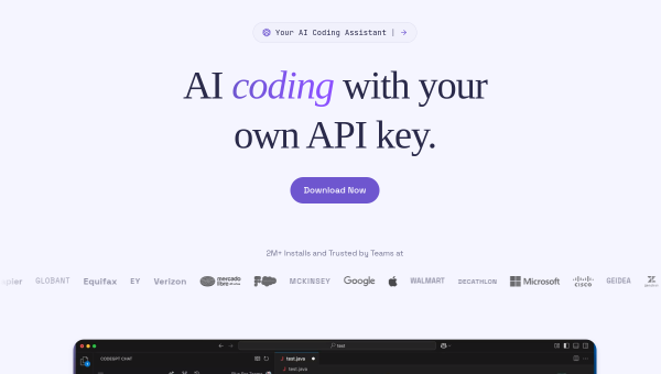 CodeGPT logo and screenshot