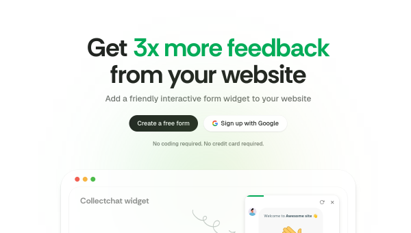 Collect.chat logo and screenshot