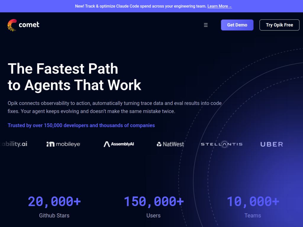 Comet screenshot