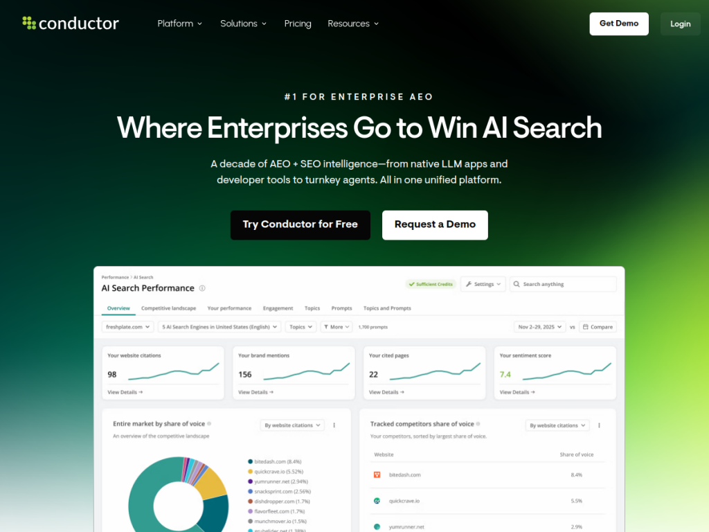 Conductor screenshot