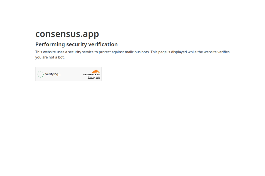 Consensus screenshot